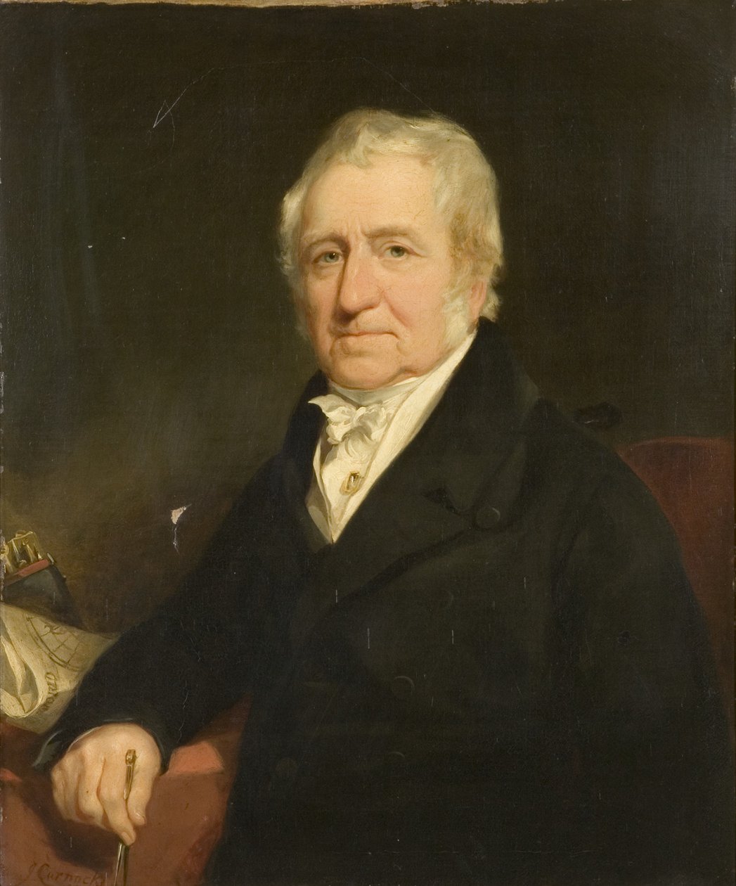 Thomas E. Etheridge 船长的肖像 [