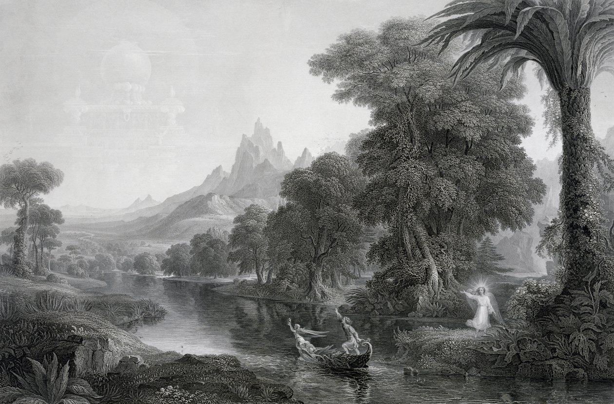 生命之旅：青年，c。 1855年 作者 詹姆斯·戴维·斯米利