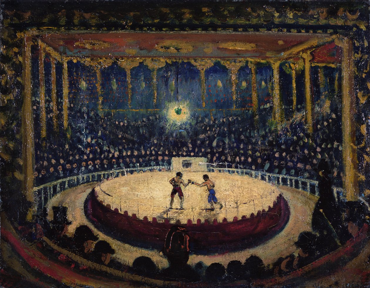 《指环》，c.1912（布面油画） 作者 詹姆斯·迪克森·英尼斯