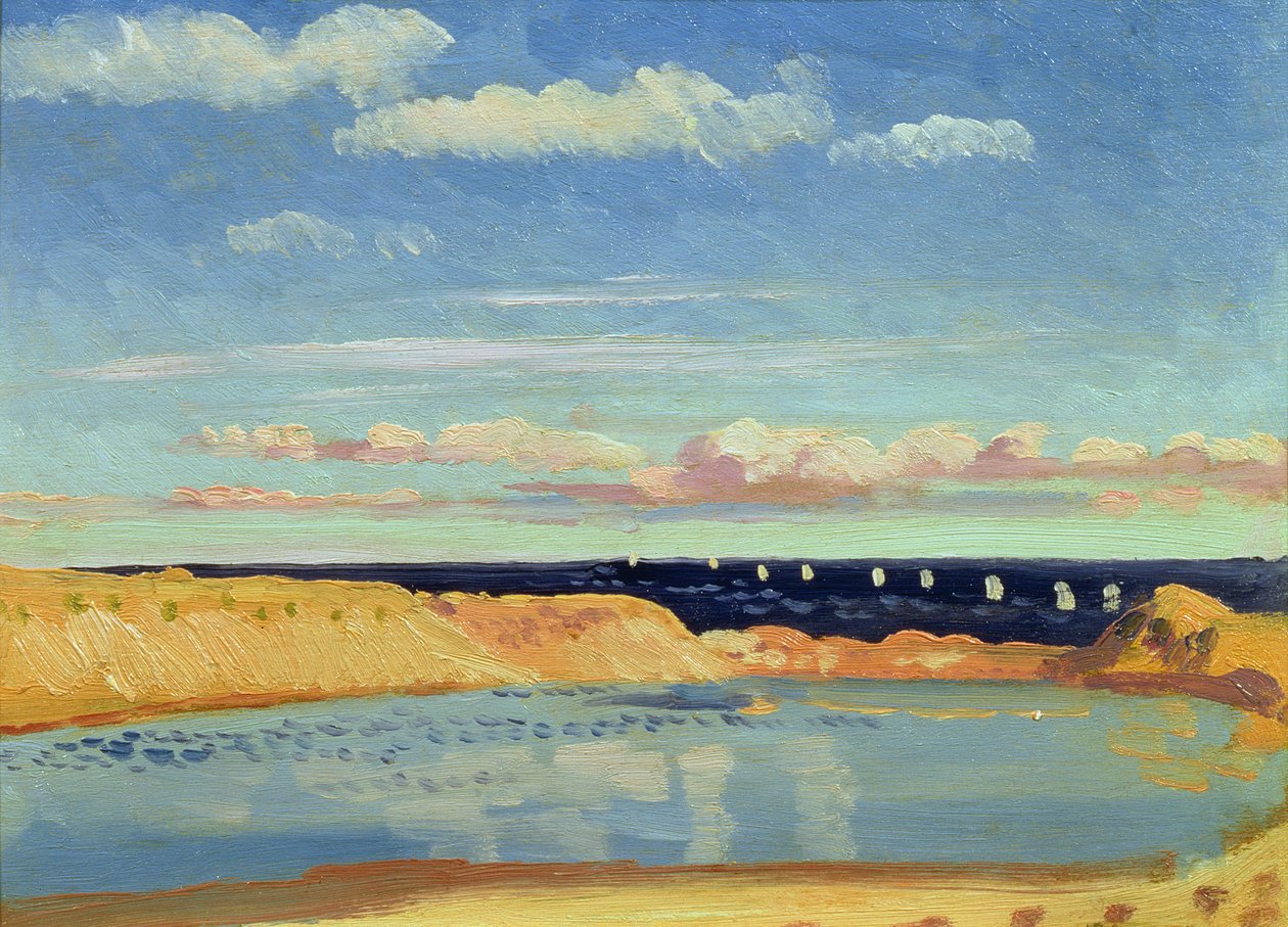 The Rock Pool，1911 作者 詹姆斯·迪克森·英尼斯