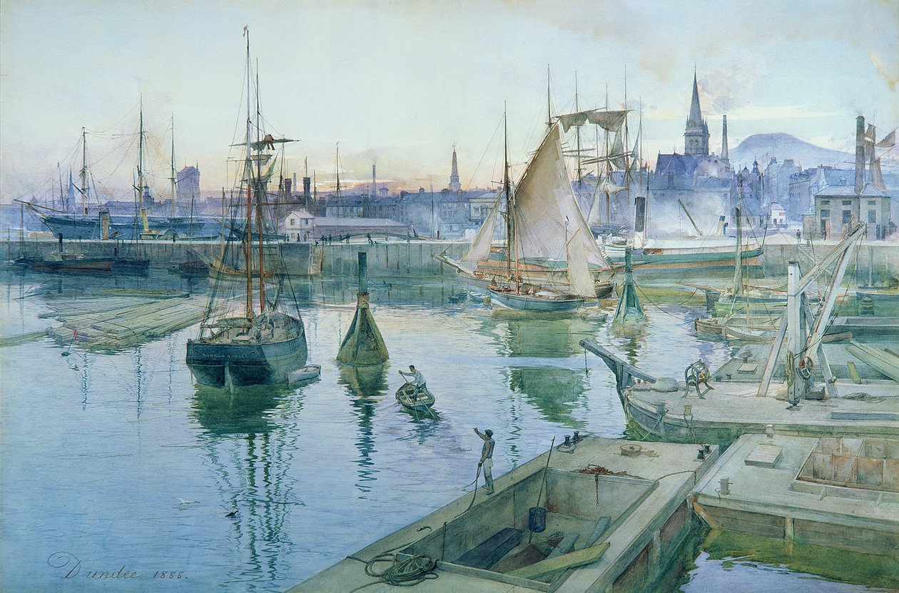 邓威来自海港，1888年 作者 詹姆斯·道格拉斯
