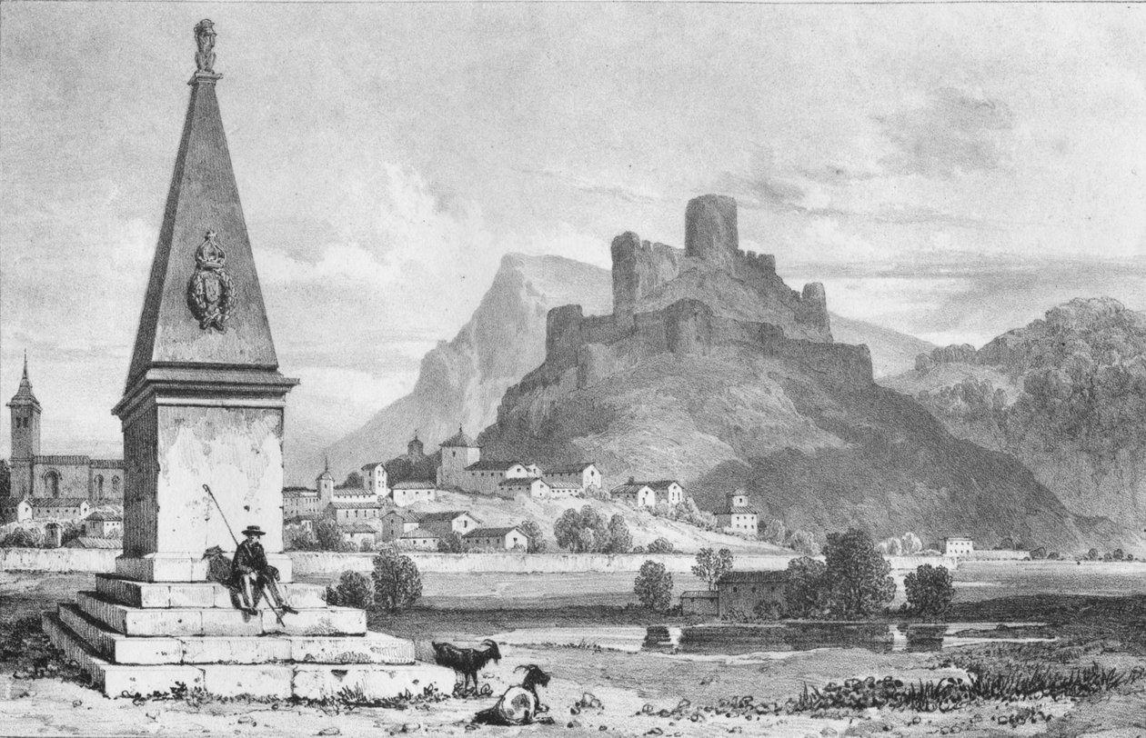 Almanza。战场，1823年。 作者 詹姆斯·杜菲尔德·哈丁