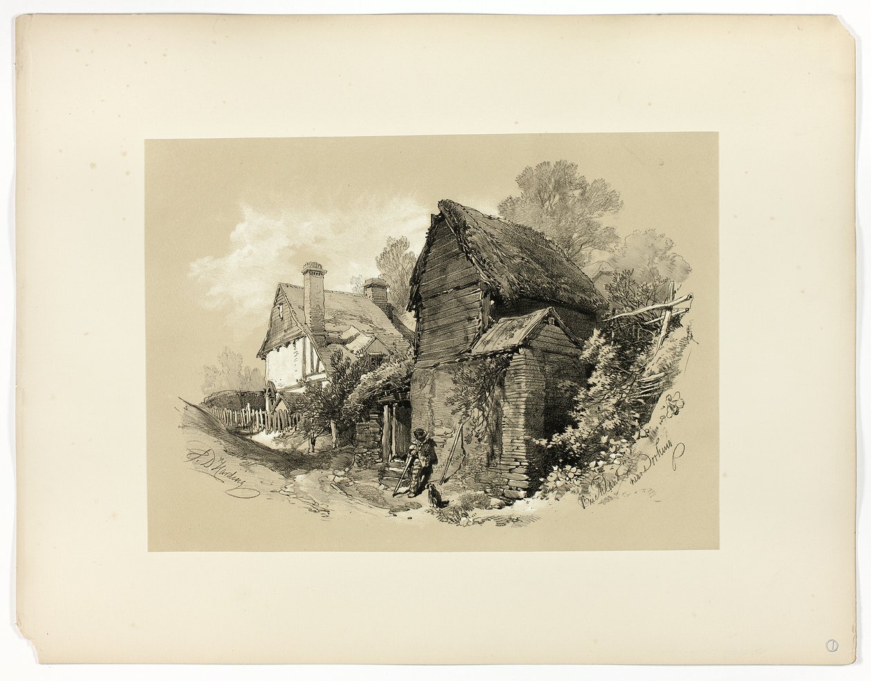 巴克兰，多金附近，选自《风景如画选集 作者 詹姆斯·杜菲尔德·哈丁