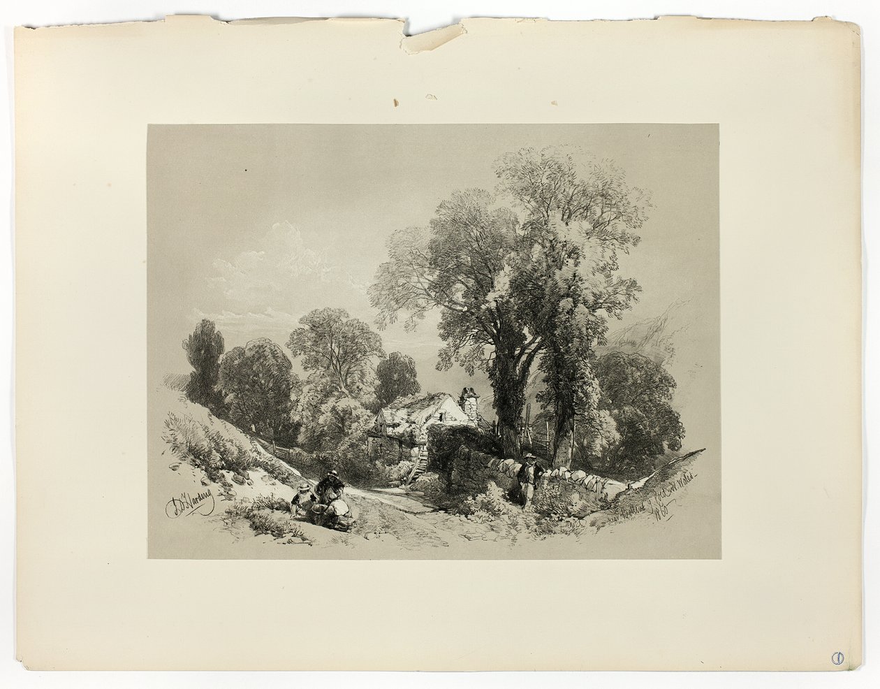 北威尔士 Bettws y Coed 附近，选自《风景如画》选集 作者 詹姆斯·杜菲尔德·哈丁