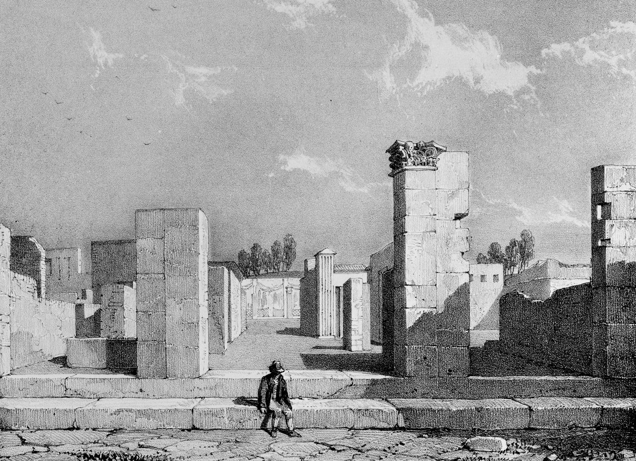 The House of Caius Sallust，1828 作者 詹姆斯·杜菲尔德·哈丁