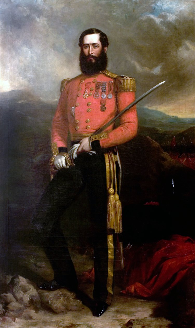 1857年，Coldstream Guards上校Gerard Littlehales Goodlake上校 作者 詹姆斯·埃格尔·柯林斯