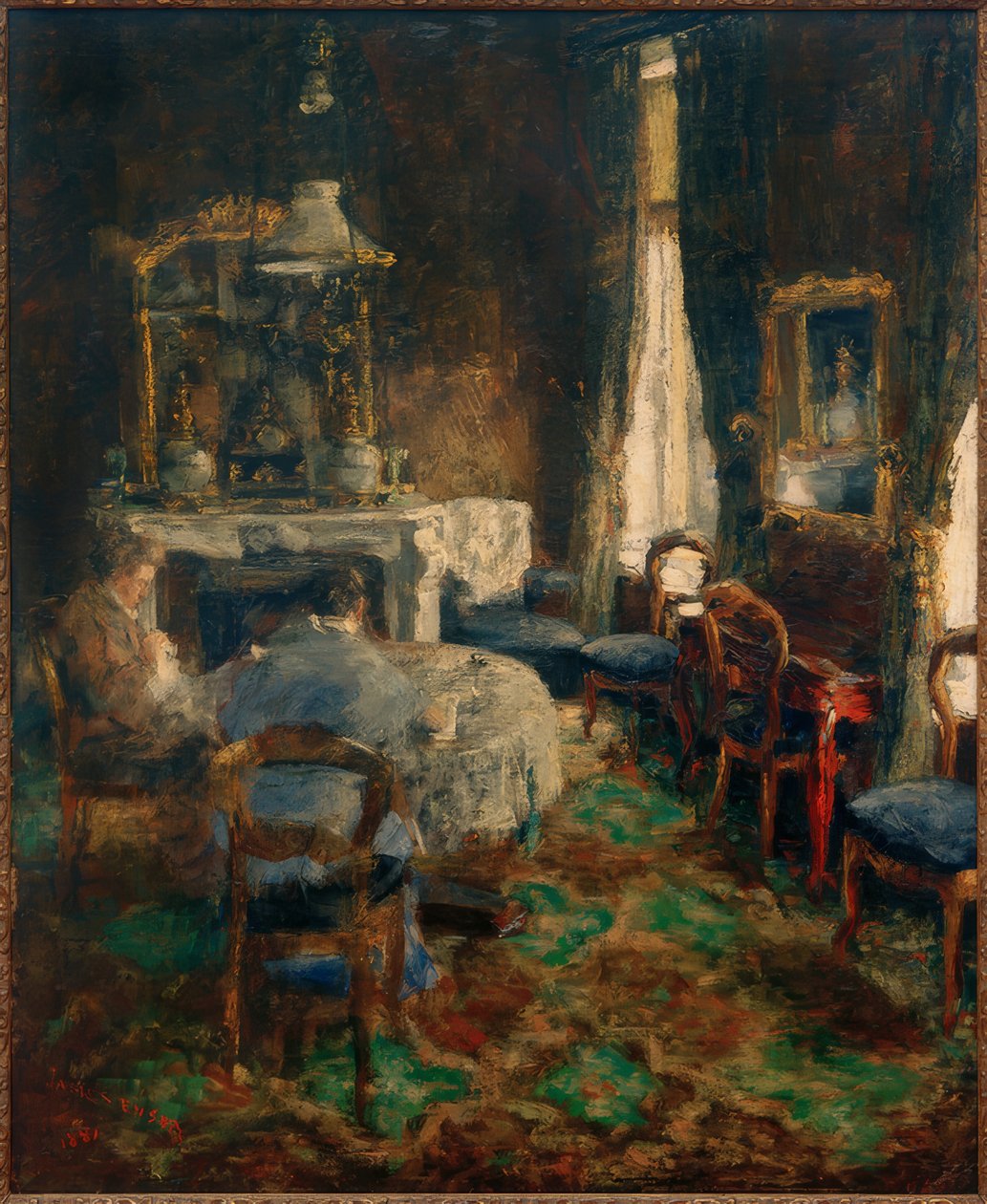 Le Salon bourgeois 作者 詹姆斯·西德尼·恩索尔