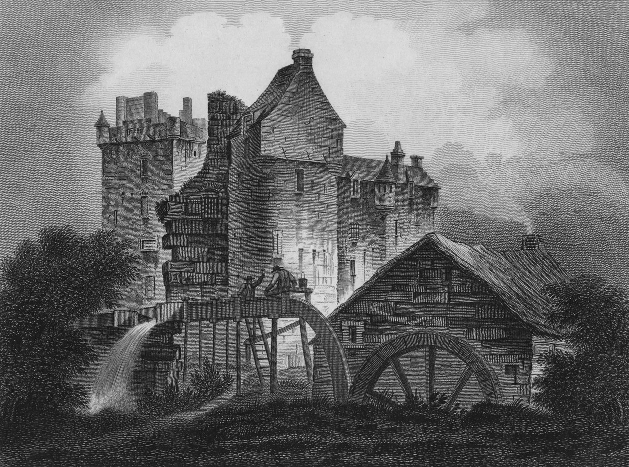 Elcho Castle，1803年。 作者 詹姆斯·菲特勒
