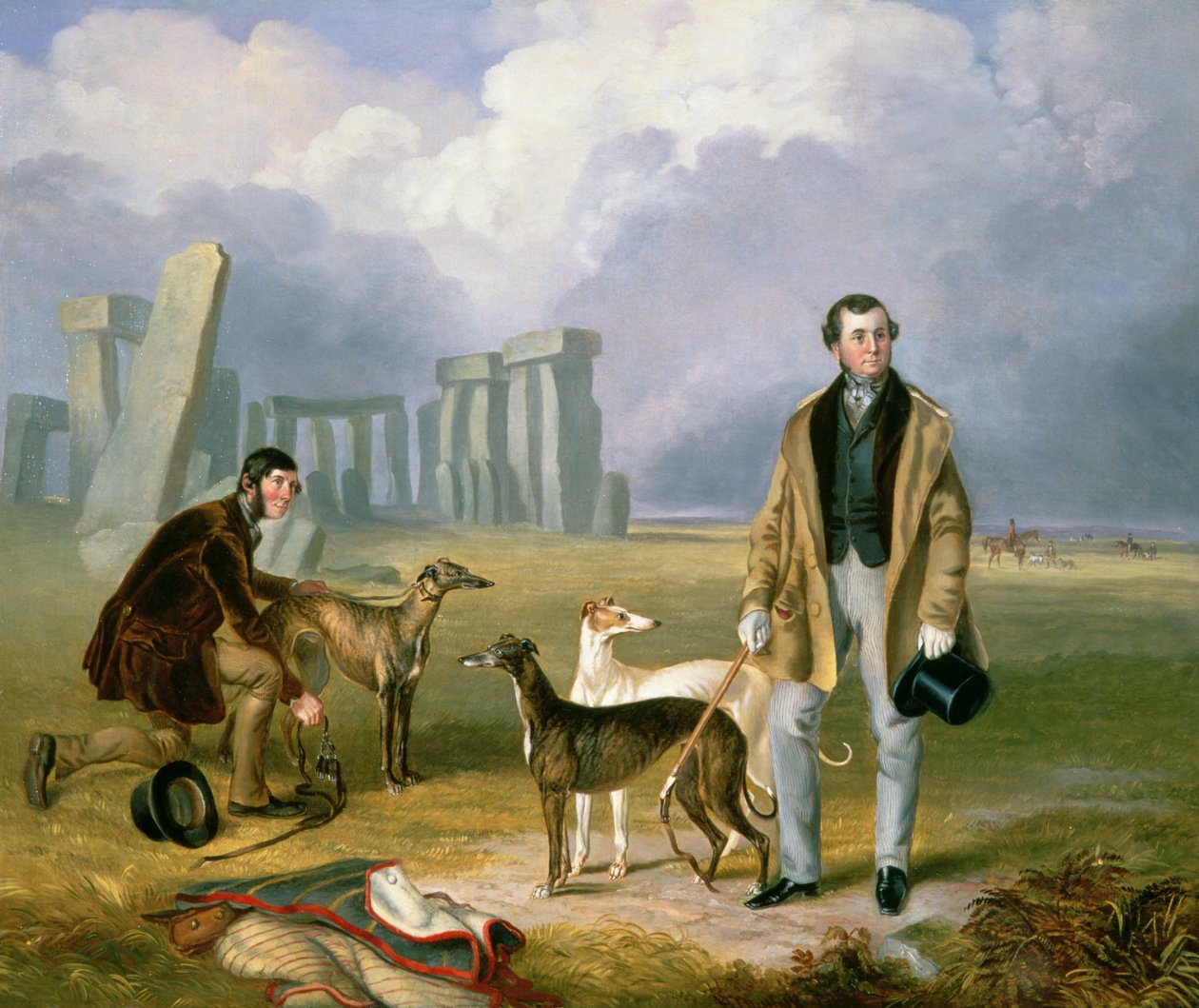 Charles Randell与Greyhounds，1849年 作者 詹姆斯·弗莱维特·穆洛克