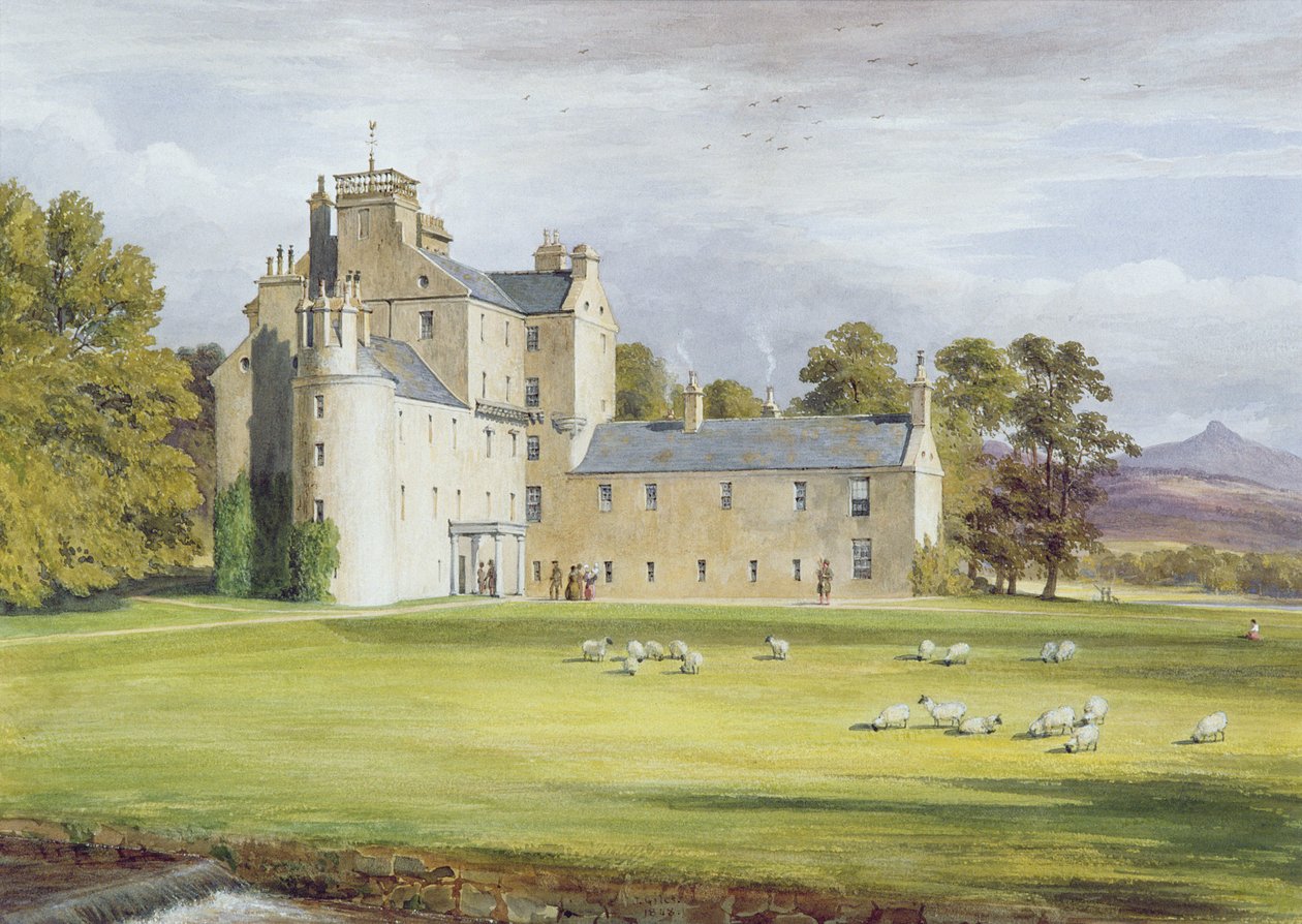 Monymusk House，1848 作者 詹姆士吉尔斯