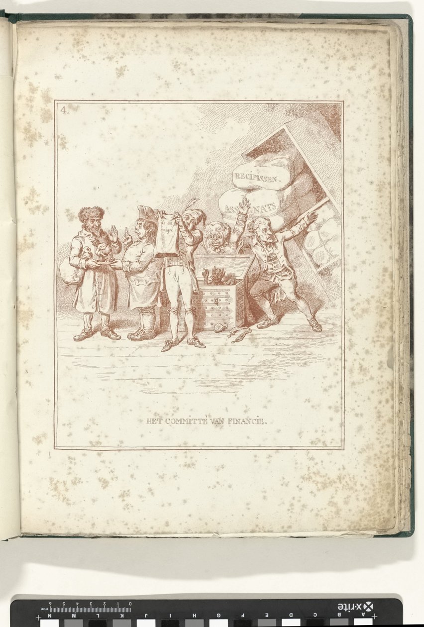 财政委员会，1795 年
财政委员会（物上标题）
再生荷兰（系列标题） 作者 詹姆斯·吉尔雷（可能）
