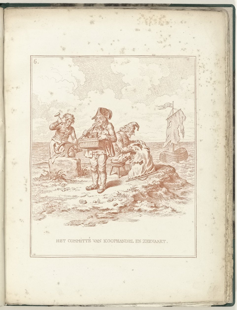 商业与航运委员会，1795 年
商业和航运委员会（物上标题）
再生荷兰（系列标题） 作者 詹姆斯·吉尔雷（可能）