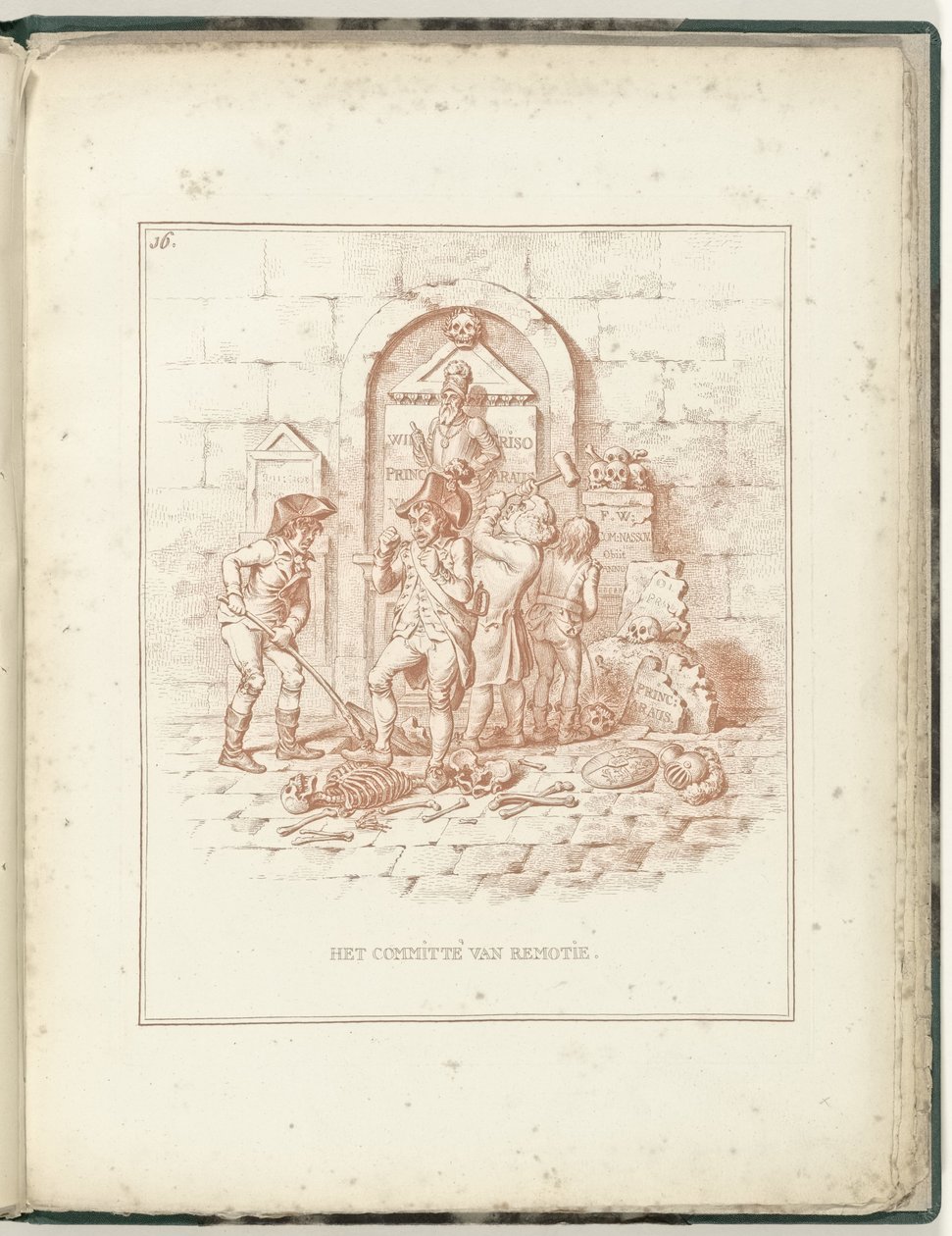 遣散委员会，1795 年
悔过委员会（物上标题）
再生荷兰（系列标题） 作者 詹姆斯·吉尔雷（可能）
