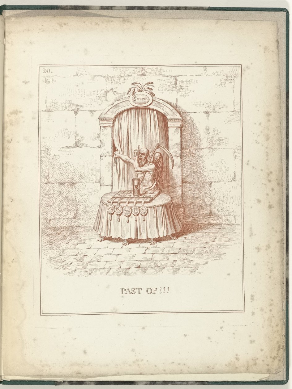 时间老人在未来之门，1795 年
合身(物体上的标题）
再生荷兰（系列标题） 作者 詹姆斯·吉尔雷（可能）