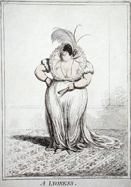 Lyoness》，汉娜-汉弗莱于1801年出版（蚀刻版画与水印）。 作者 詹姆斯·吉里