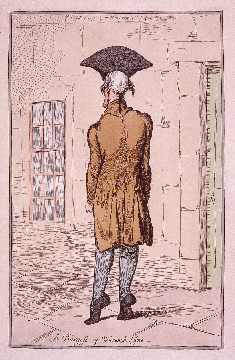 John Burges医学博士，1795年 作者 詹姆斯·吉里