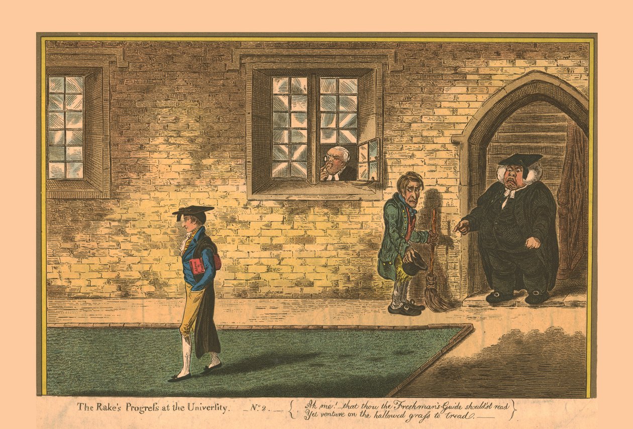 大学的耙进展-1806年第2号。 作者 詹姆斯·吉里