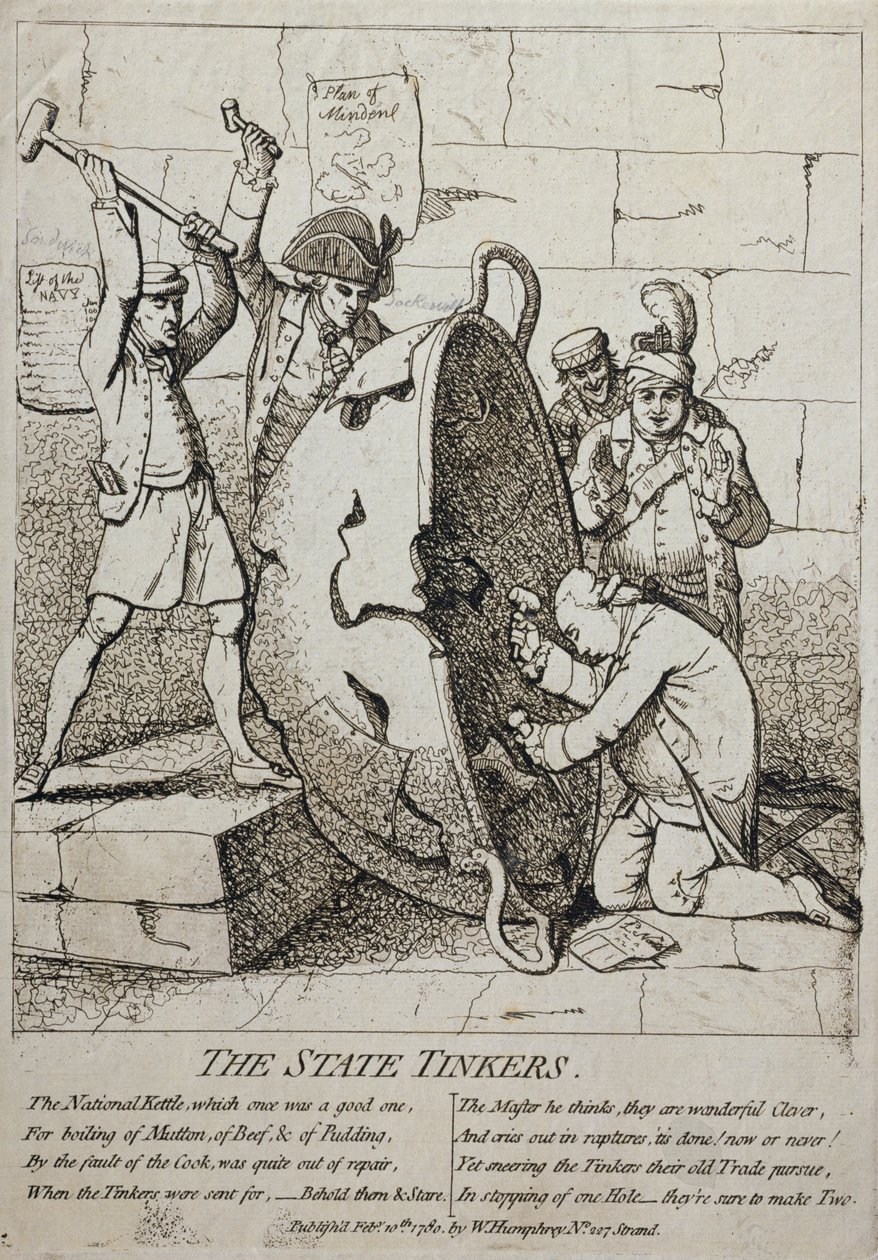 国家修补匠，由William Humphrey于1780年出版 作者 詹姆斯·吉里
