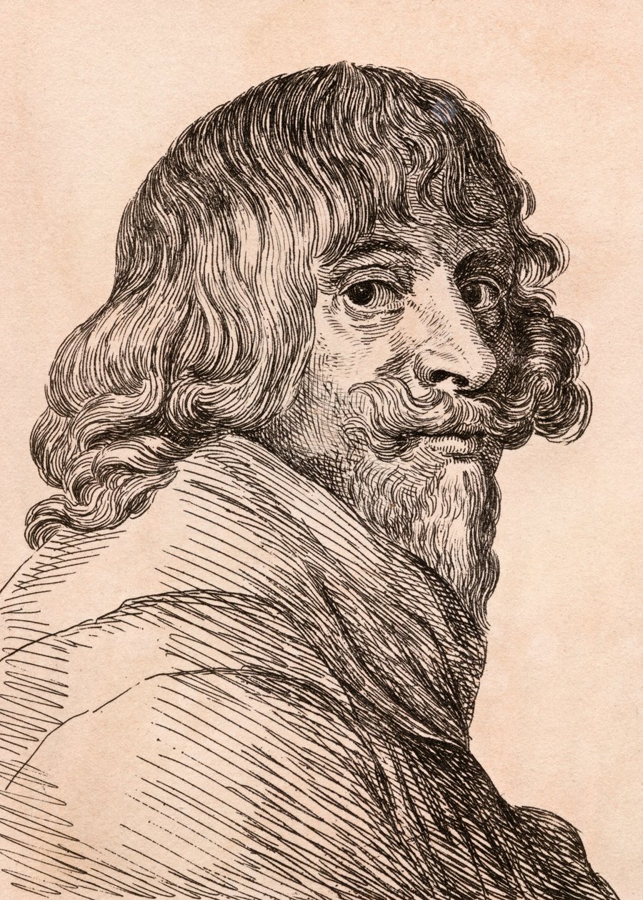 Hendrik van Steenwyck the Younger，插图来自“真实原创的着名画家肖像”，于1817年在伦敦出版 作者 詹姆斯·吉尔丁