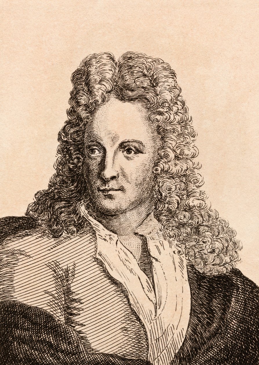 Jan van Huysum，来自真实原创的&39;75肖像着名画家肖像&39;，于1817年在伦敦出版 作者 詹姆斯·吉尔丁