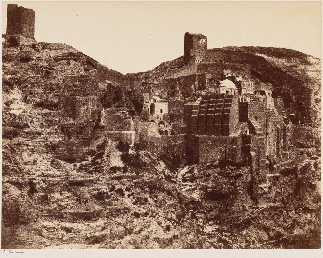 马萨巴修道院，约 1855 年（照片1855 年（照片） 作者 詹姆斯·格雷厄姆
