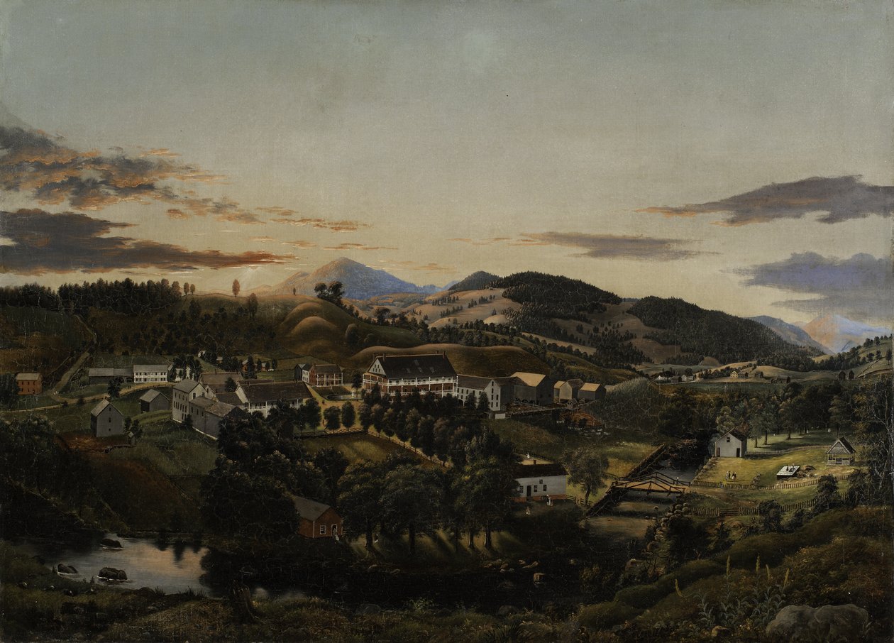 Clarendon Springs，佛蒙特州，1853年 作者 詹姆斯·霍普