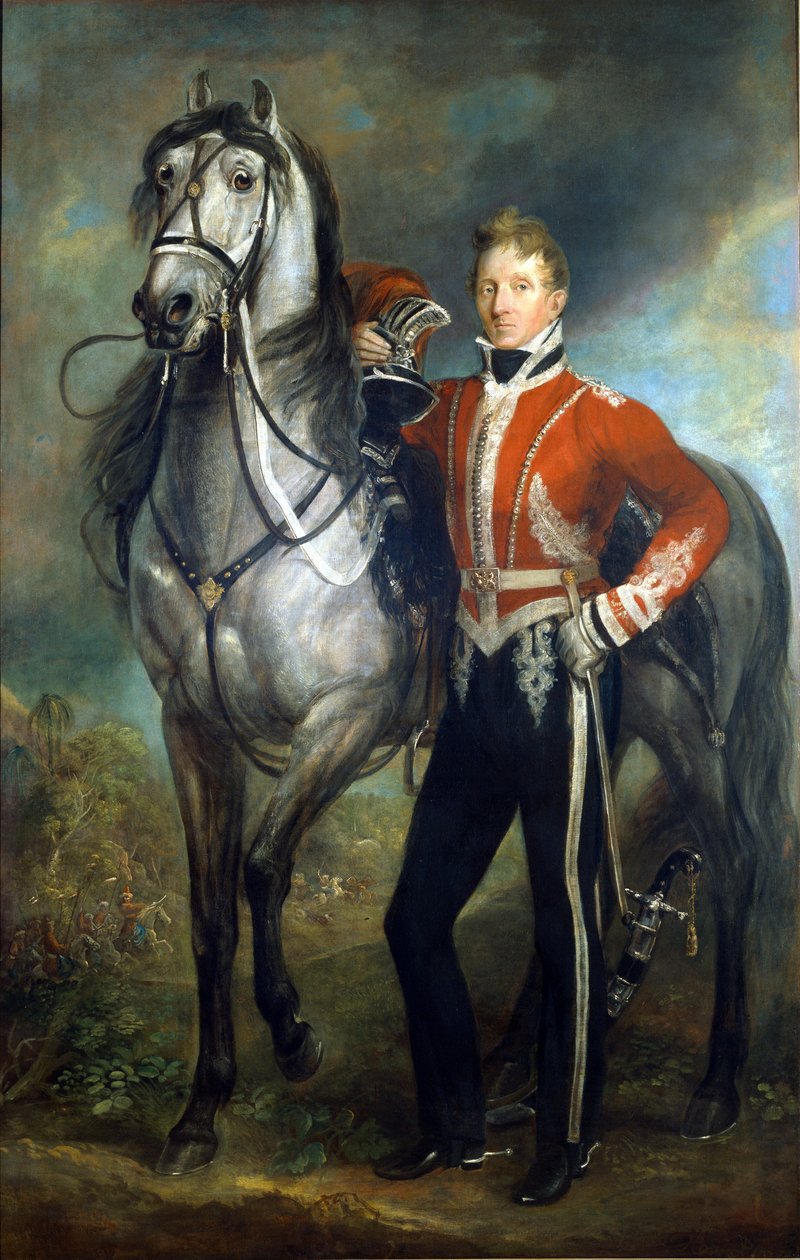 少校George Cunningham（1783-1838）c.1820 作者 詹姆斯·豪