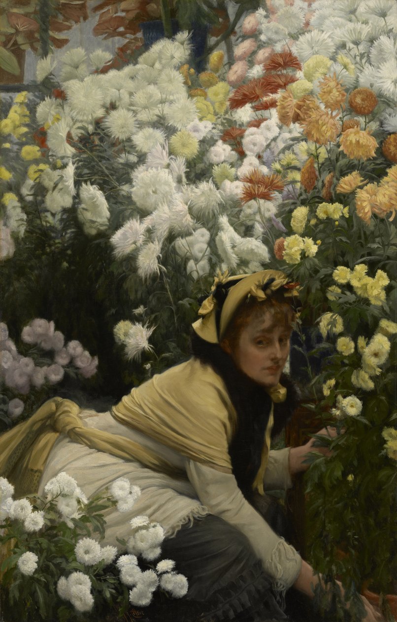 菊花，约1874年-76年 作者 詹姆斯·雅克·约瑟夫·天梭