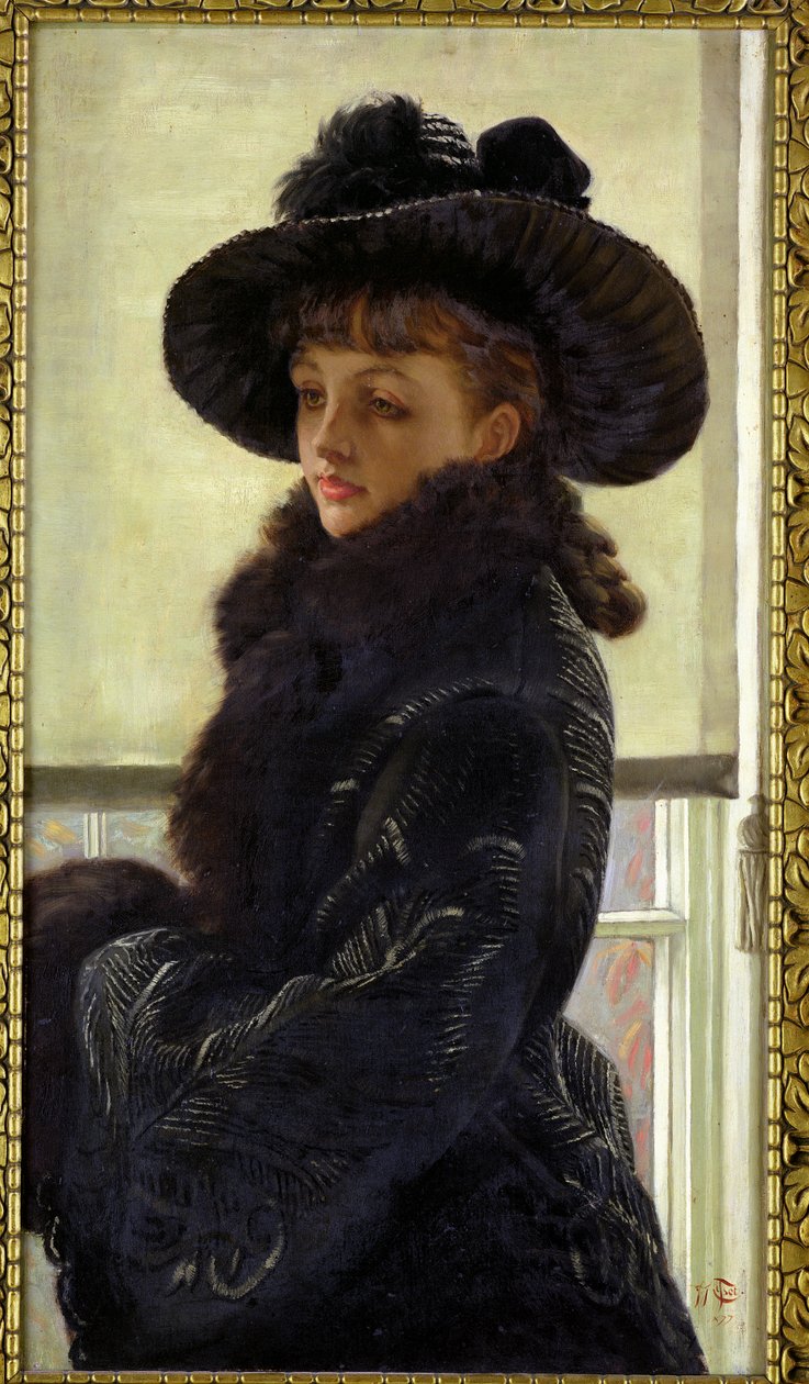 Mavourneen，凯瑟琳·牛顿肖像，1877年 作者 詹姆斯·雅克·约瑟夫·天梭