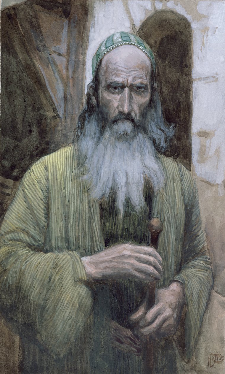 圣保罗，基督生平的插图，c.1886-94（纸板上的水粉和水粉） 作者 詹姆斯·雅克·约瑟夫·天梭