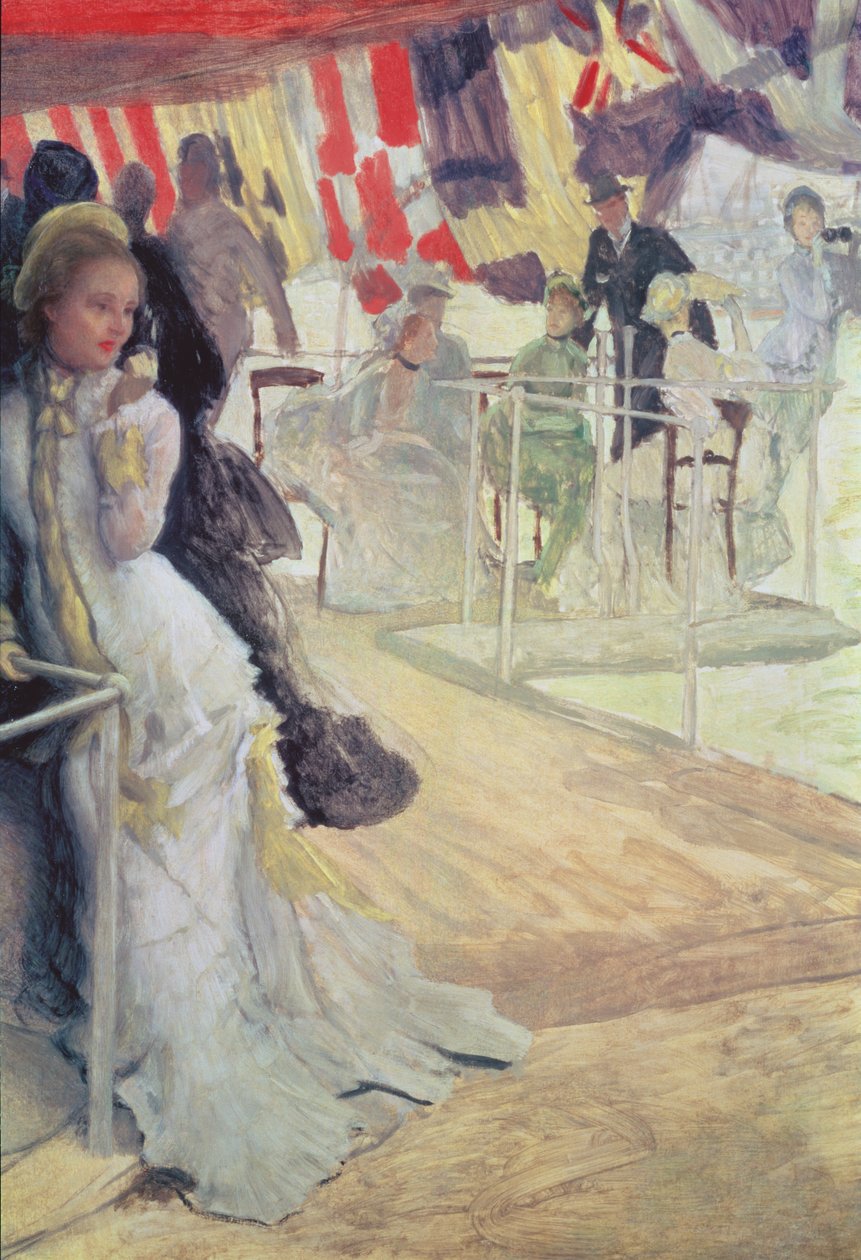 研究船上的球，c.1874（见10803） 作者 詹姆斯·雅克·约瑟夫·天梭