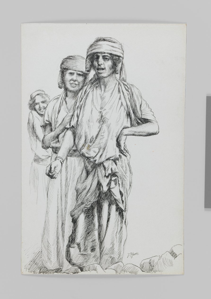 Geba，Samaria的妇女，从我们的主耶稣基督的生活的例证 作者 詹姆斯·雅克·约瑟夫·天梭
