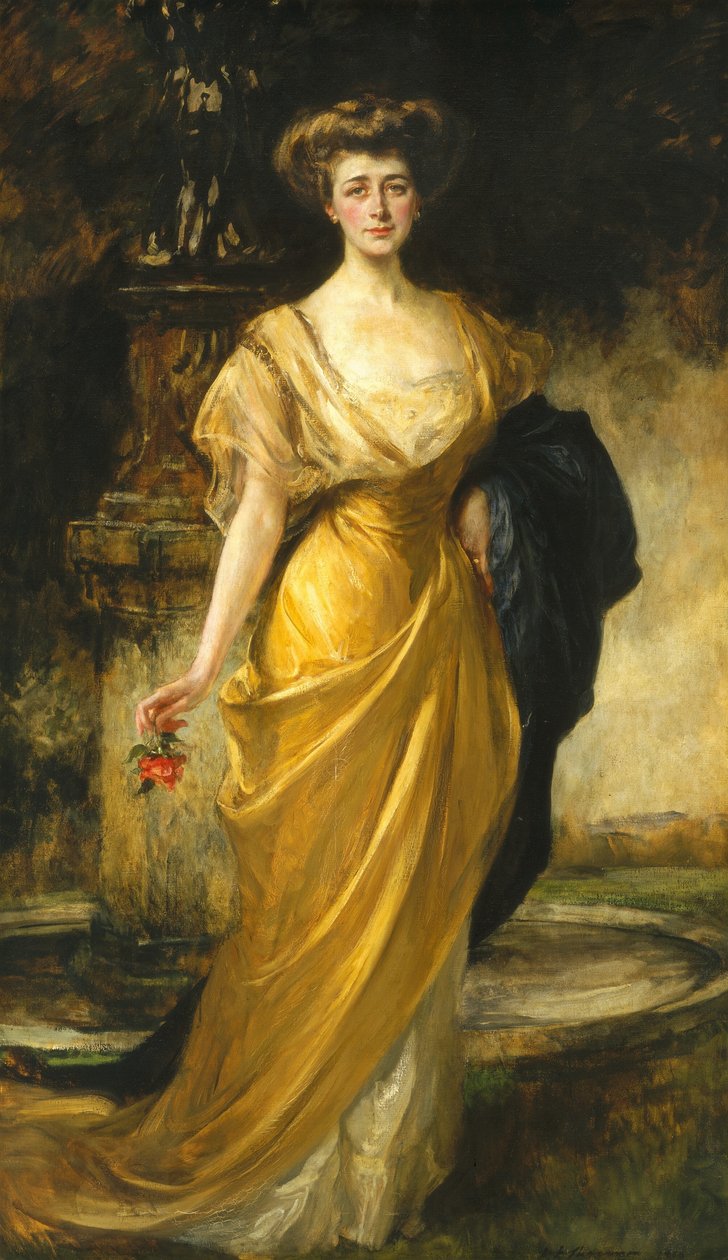 诺拉-麦克马伦-梅隆夫人安德鲁-W-梅隆，1910年。 作者 詹姆斯·杰布萨·香农