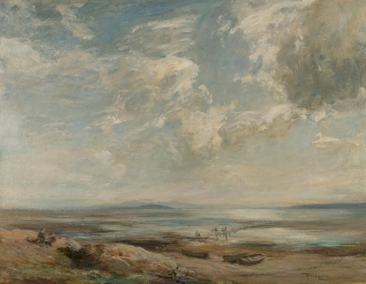 Fairlie Sands（布面油画） 作者 詹姆斯·劳顿·温盖特
