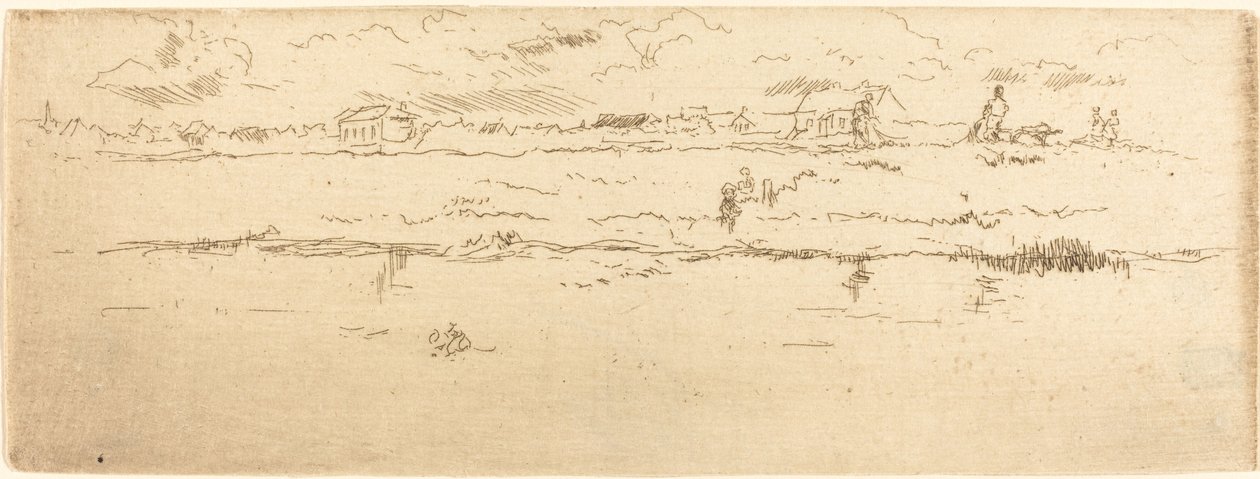 运河，东端 作者 詹姆斯·阿博特·麦克尼尔·惠斯勒