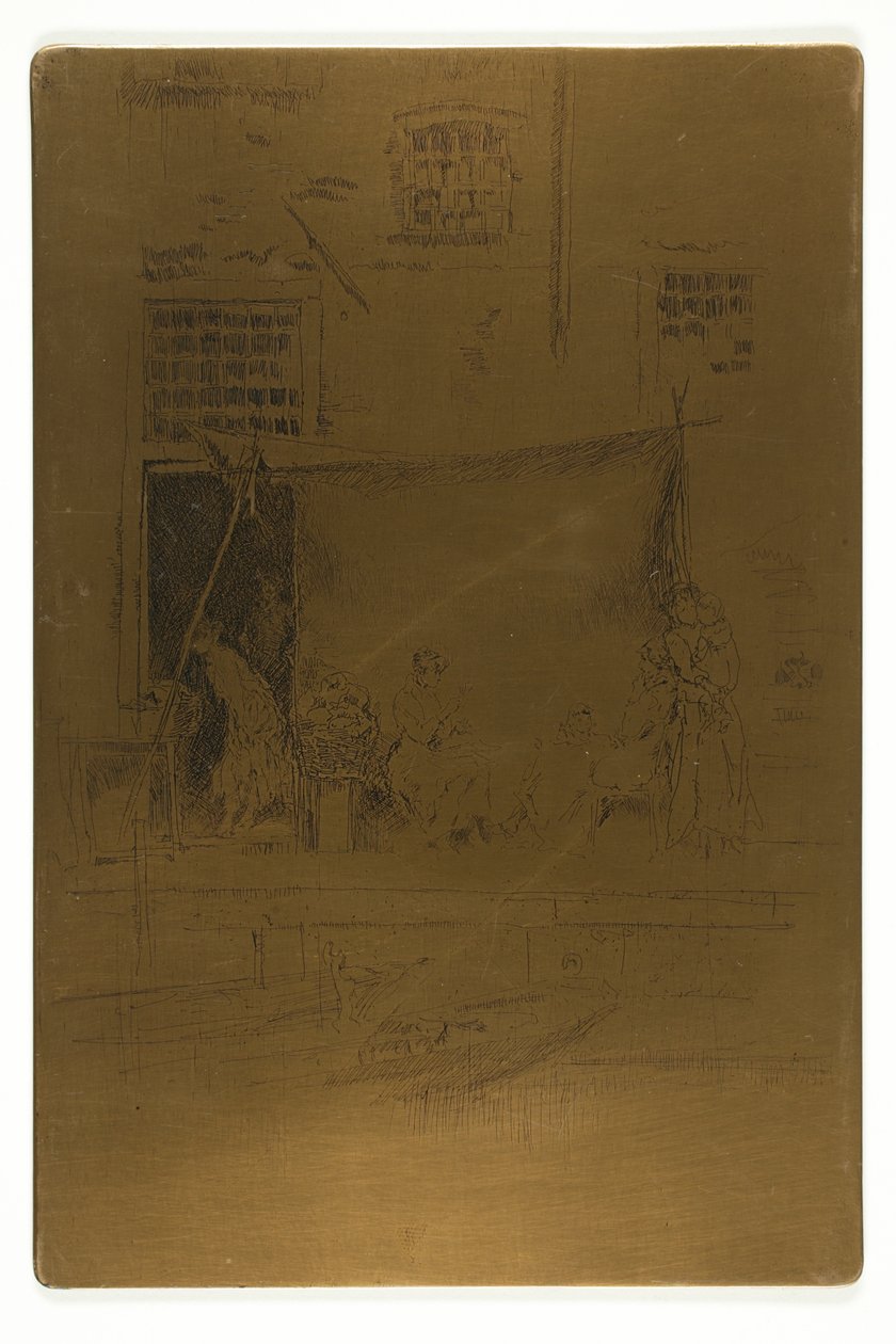 水果摊 作者 詹姆斯·阿博特·麦克尼尔·惠斯勒