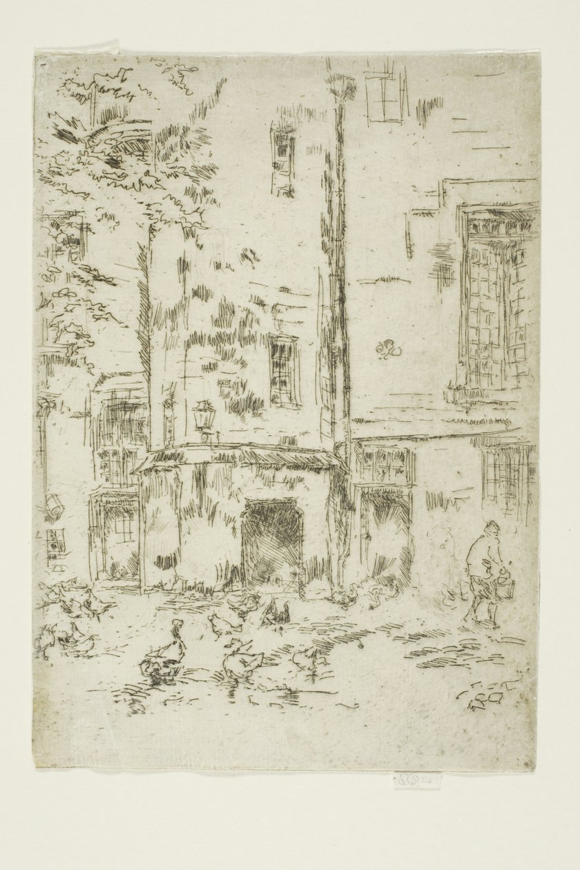Hôtel de la Croix Blanche 作者 詹姆斯·阿博特·麦克尼尔·惠斯勒