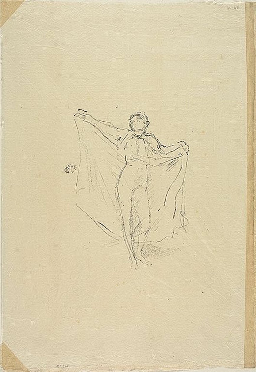 La Danseuse：裸体研究 作者 詹姆斯·阿博特·麦克尼尔·惠斯勒