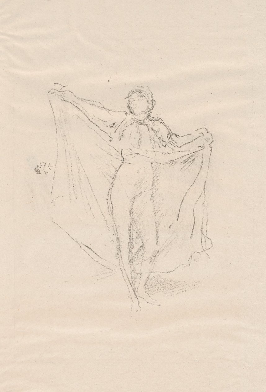 La Danseuse：裸体研究 作者 詹姆斯·麦克尼尔·惠斯勒