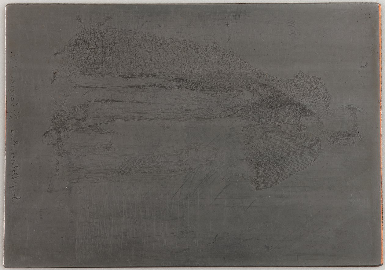 La Mere Gerard.来自大自然的十二幅蚀刻版画之一<em 作者 詹姆斯·阿博特·麦克尼尔·惠斯勒