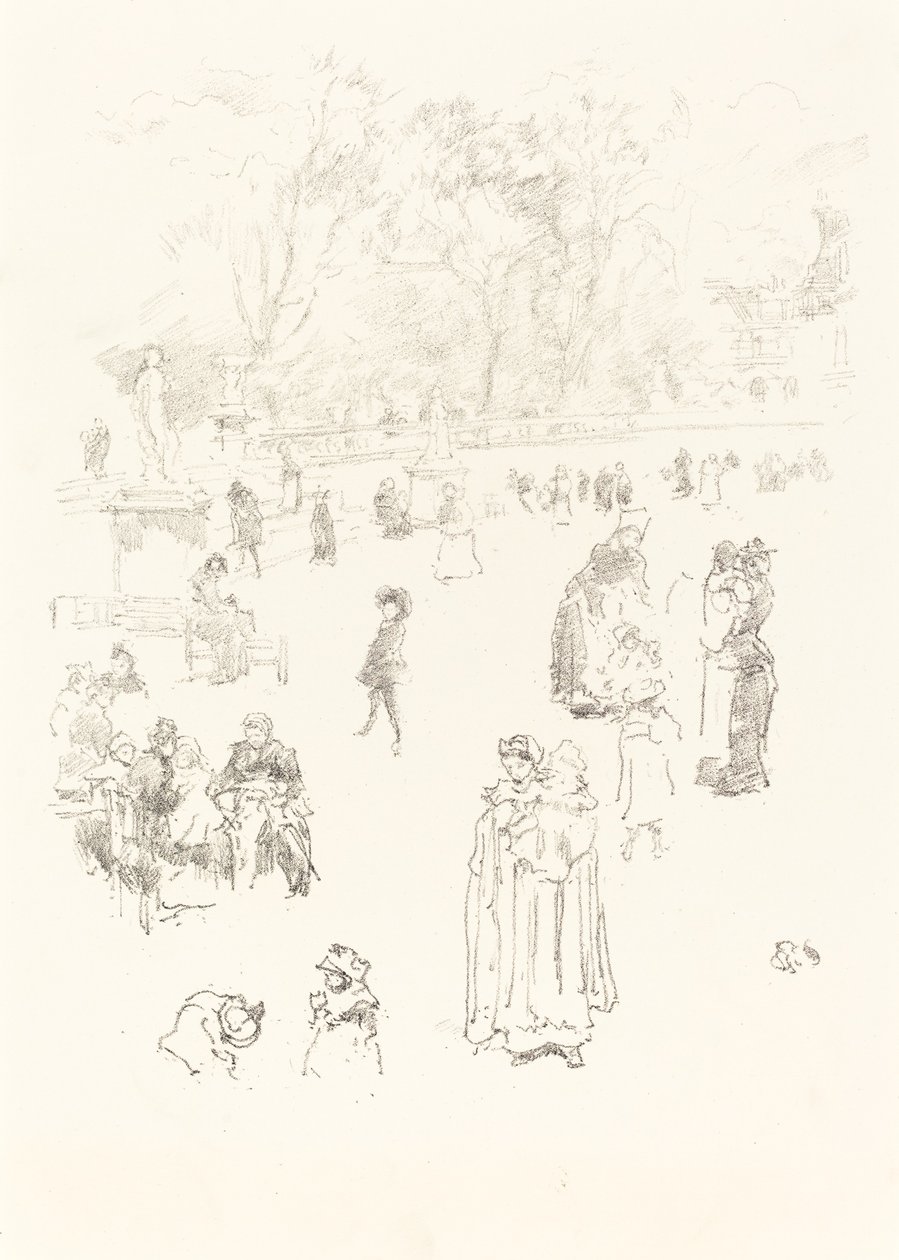 护士："卢森堡的女仆"（Les Bonnes du Luxembourg）。 作者 詹姆斯·阿博特·麦克尼尔·惠斯勒
