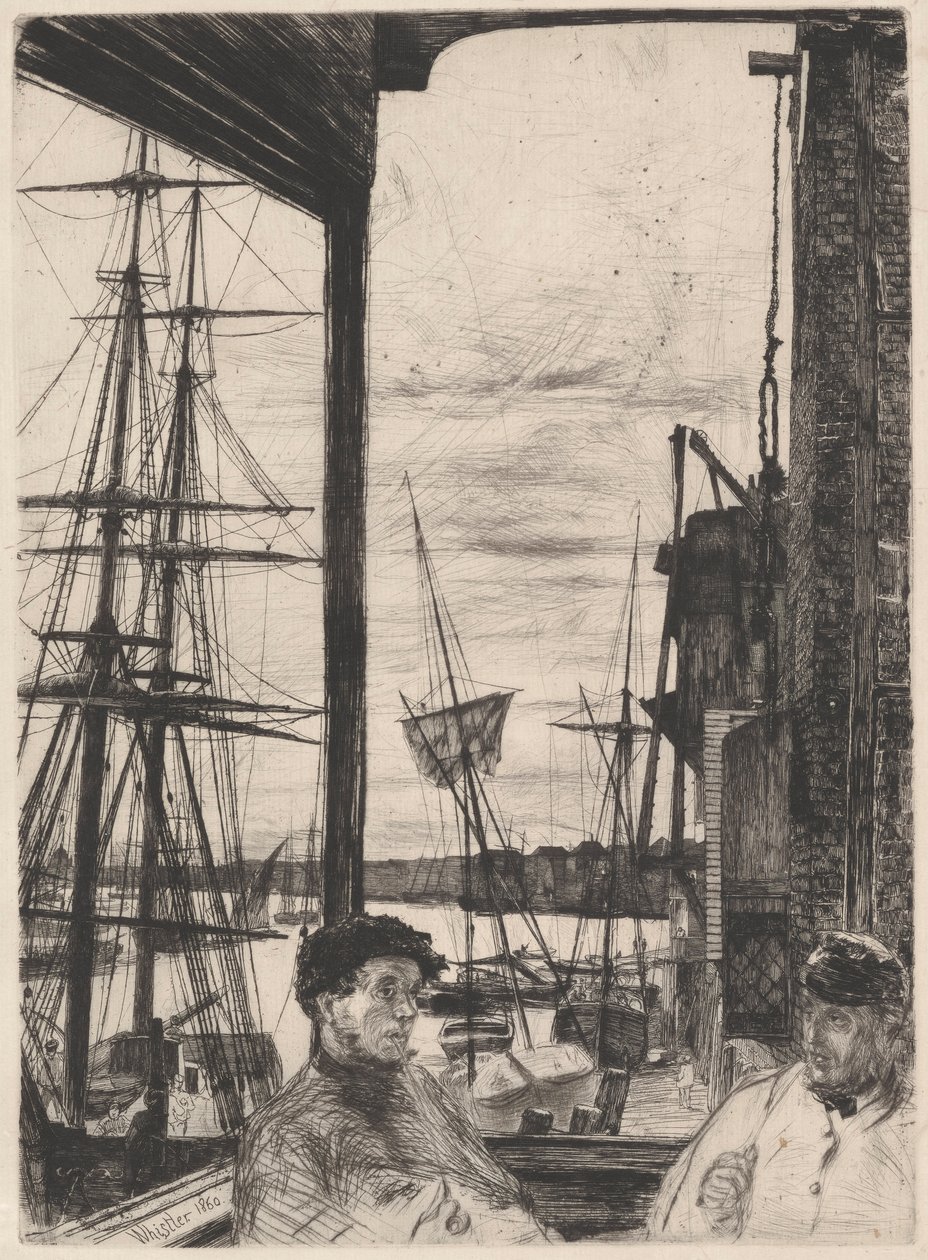 Rotherhithe K. 66 III from 作者 詹姆斯·阿博特·麦克尼尔·惠斯勒