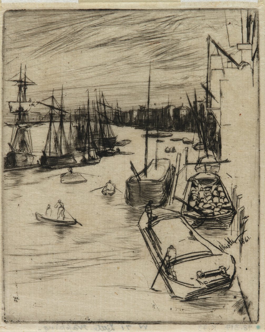 小Rotherhithe 作者 詹姆斯·阿博特·麦克尼尔·惠斯勒