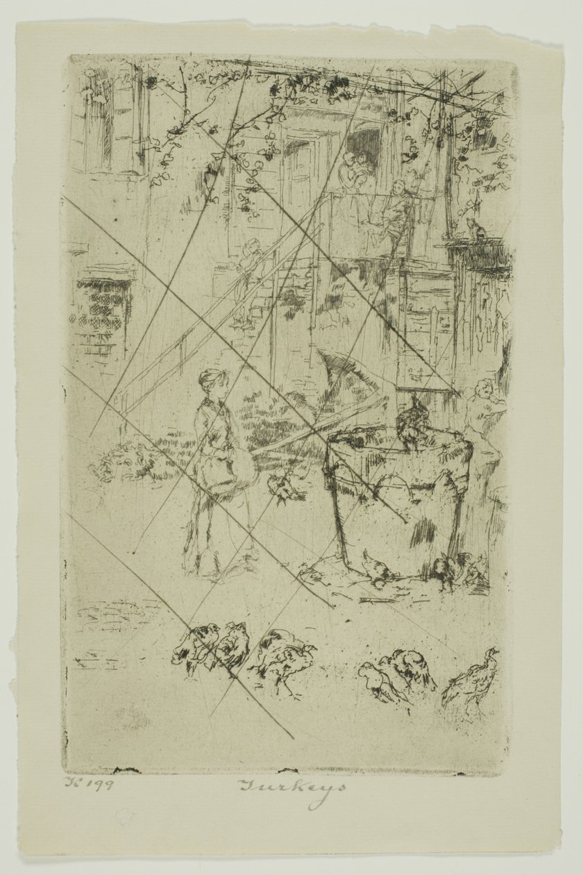 火鸡 作者 詹姆斯·阿博特·麦克尼尔·惠斯勒
