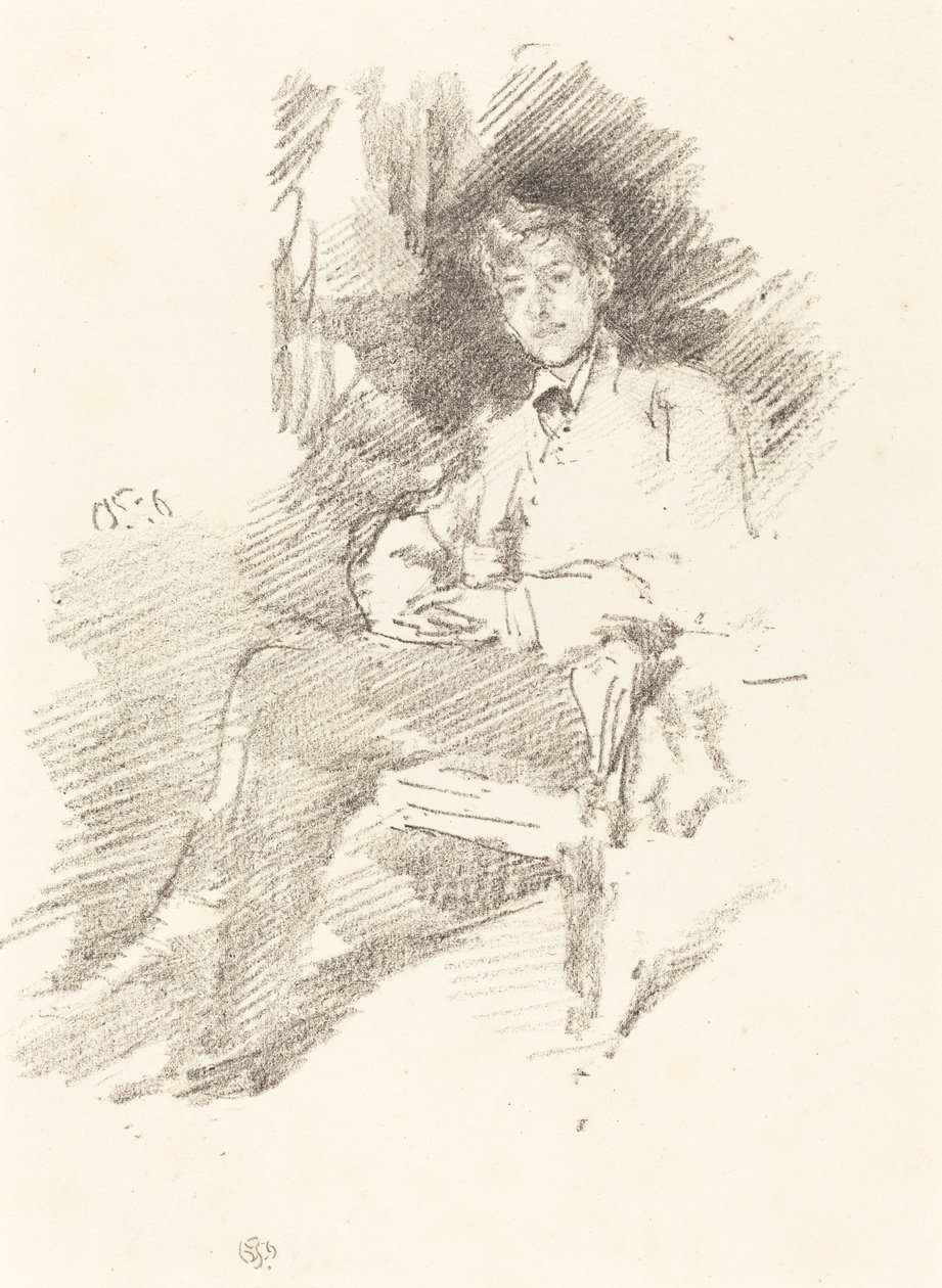 Walter Sickert 作者 詹姆斯·阿博特·麦克尼尔·惠斯勒