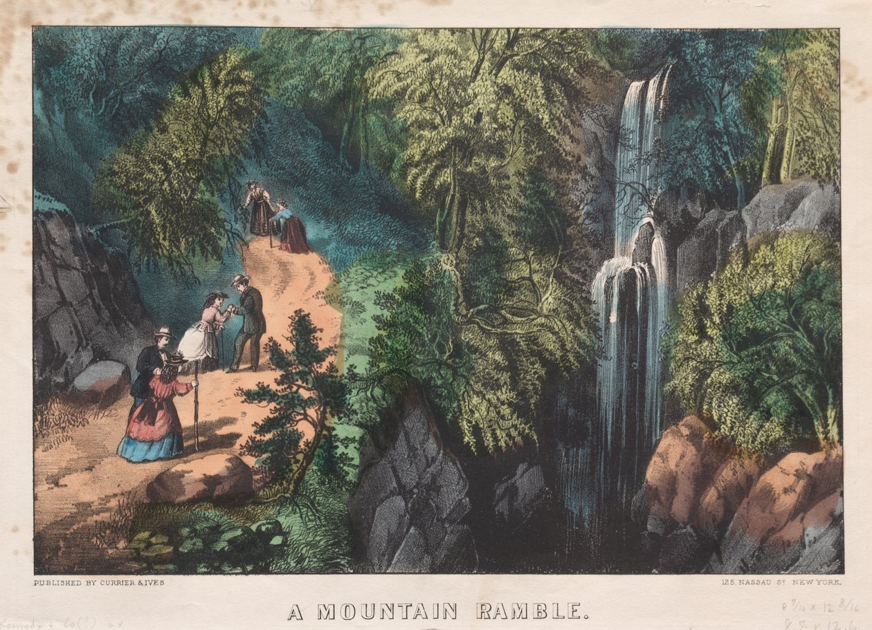 山间漫步 作者 詹姆斯·梅里特·艾夫斯