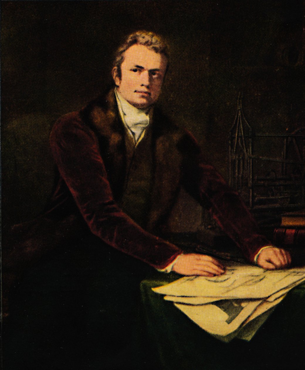 探路者-马克·伊桑巴德·布鲁内尔爵士（Marc Isambard Brunel），c1812，1922年。 作者 詹姆斯·诺斯科特