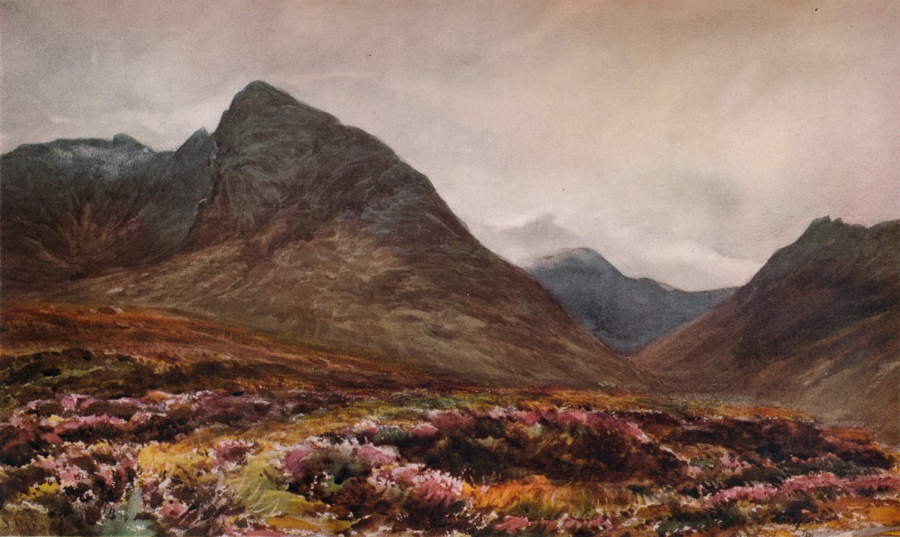 格兰·桑诺克斯（Glen Sannox），阿兰，c1871 作者 詹姆斯·奥洛克