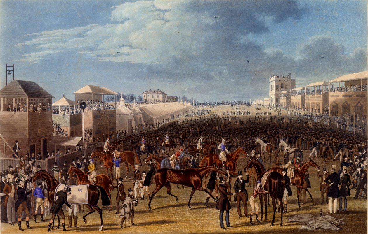 The Race Over，由Charles Hunt制作，1836年（aquatint） 作者 詹姆斯·波拉德