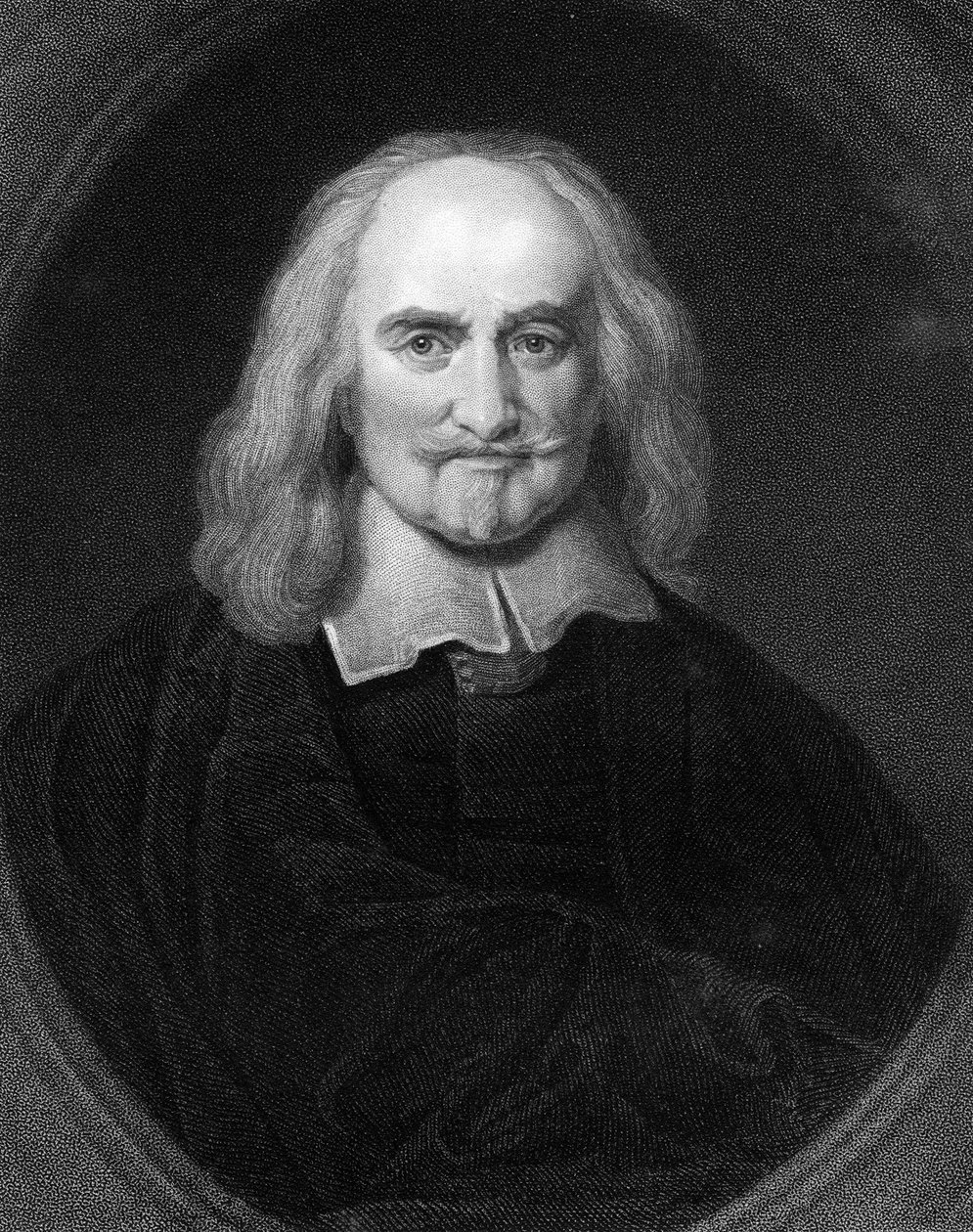 托马斯·霍布斯（Thomas Hobbes），17世纪英国哲学家，1836年。 作者 詹姆斯·波塞尔怀特